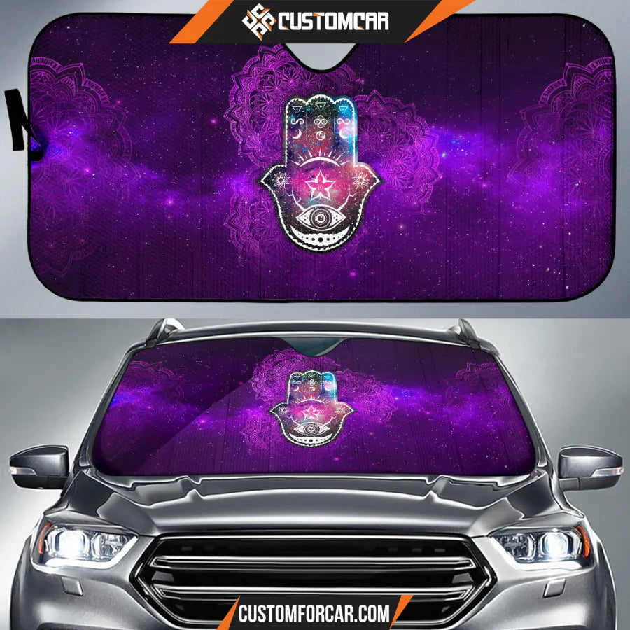 Yoga Mandala Car Sun Shade Hobby Car Accessories Custom For