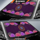 Yoga Mandala Car Sun Shade Hobby Car Accessories Custom For