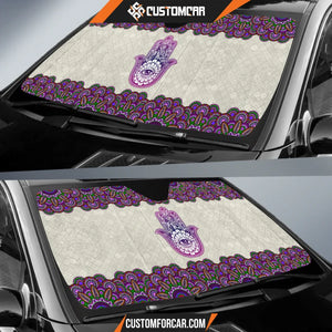 Yoga Mandala Car Sun Shade Hobby Car Accessories Custom For