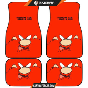 Yosemite Sam Car Floor Mats R050311 - Front And Back Floor 