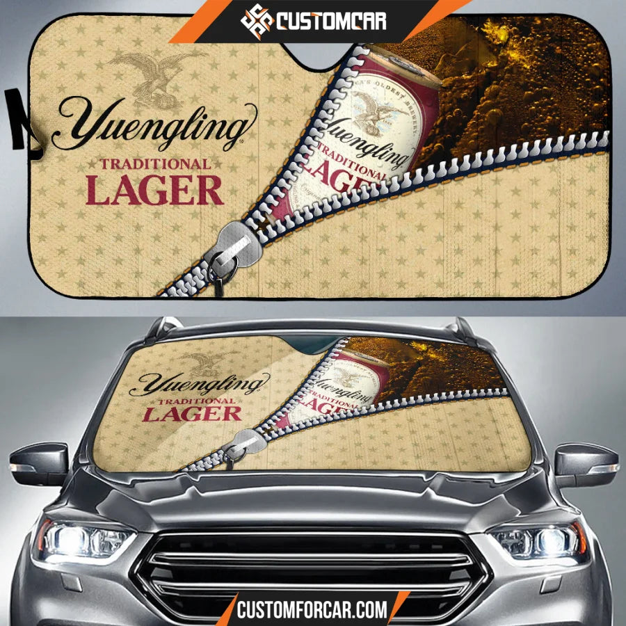 Yuengling Traditional Larger Drinking Car Sun Shade Hobby