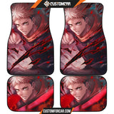 Yuji Itadori Anime Car Floor Mats Jujutsu Kai Sen Car Mats 