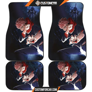 Yuji Itadori Car Floor Mats Jujutsu Kai Sen Anime Car Mats 