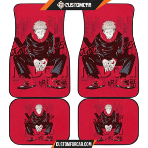 Yuji Itadori Car Floor Mats Jujutsu KaiSen Anime Car Mats 