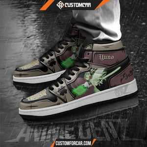 Yuno JD Sneakers Black Clover Custom Anime Shoes