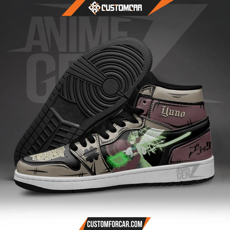 Yuno JD Sneakers Black Clover Custom Anime Shoes