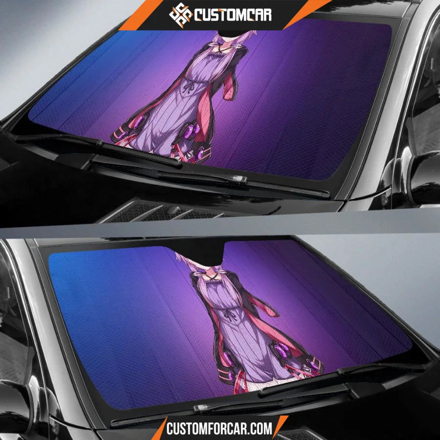 Yuzuki Yukari Anime Girl Car Sun Shades Anime Car Decor 2021