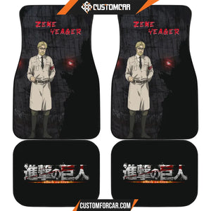 Zeke Yeager Attack On Titan Car Floor Mats Anime Car