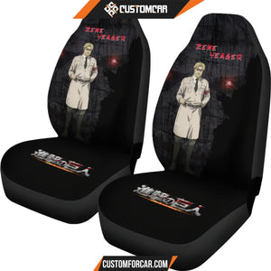 Zeke Yeager Attack On Titan Car Seat Covers Anime Car