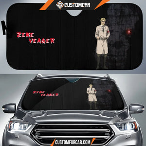 Zeke Yeager Attack On Titan Car Sun Shade Anime Car