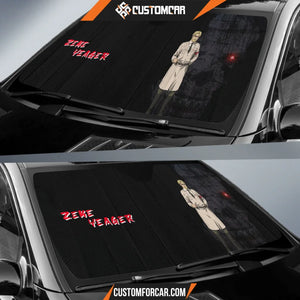 Zeke Yeager Attack On Titan Car Sun Shade Anime Car