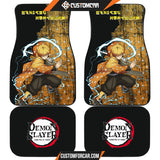 Zenitsu Agatsuma Demon Slayer Car Floor Mats Anime Car