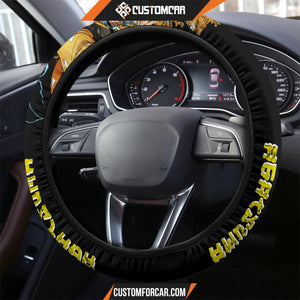 Zenitsu Agatsuma Demon Slayer Steering Wheel Cover Anime Car