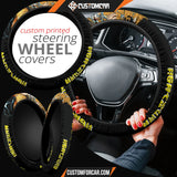 Zenitsu Agatsuma Demon Slayer Steering Wheel Cover Anime Car