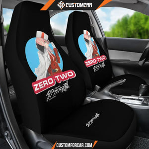 Zero Two Style Anime Car Seat Covers Decor In Car DECORINCAR