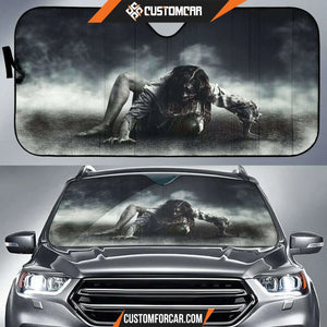 Zombie Art Car Sun Shades Amazing Decor In Car D031502 - 