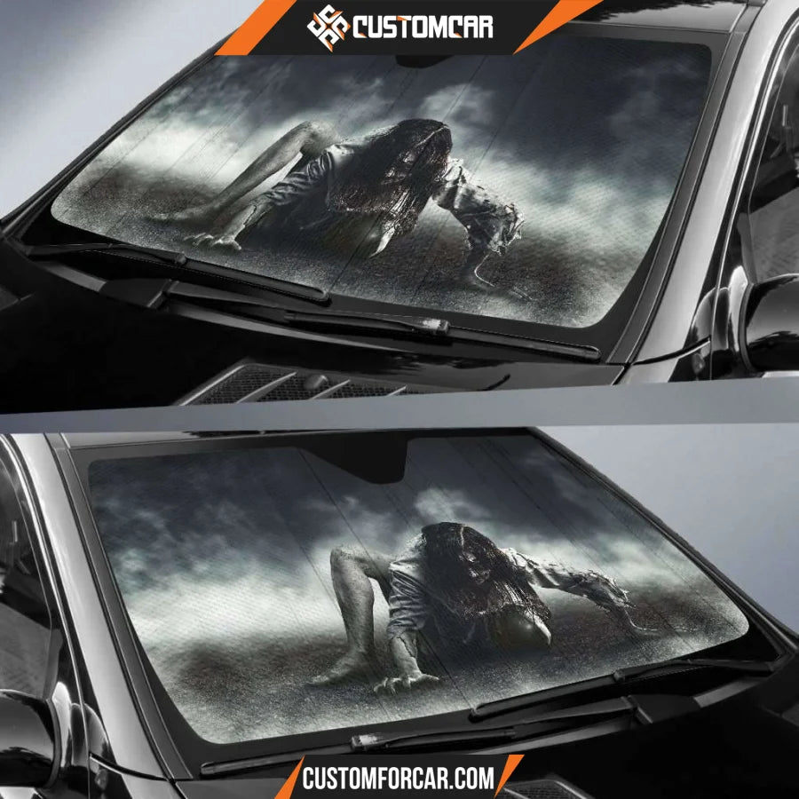 Zombie Art Car Sun Shades Amazing Gift Ideas For Car Zombie 