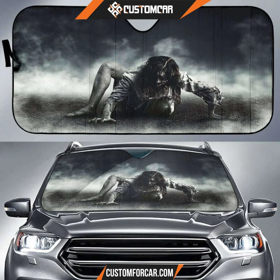 Zombie Art Car Sun Shades Amazing Gift Ideas For Car Zombie 