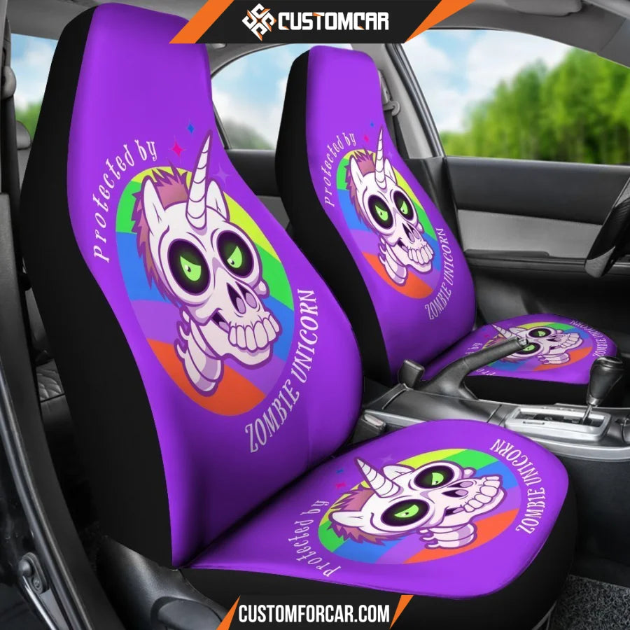 Zombie Unicorn Art Car Seat Covers seat Covers For Car 