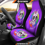 Zombie Unicorn Car Seat covers Car Accessoriess DECORINCAR