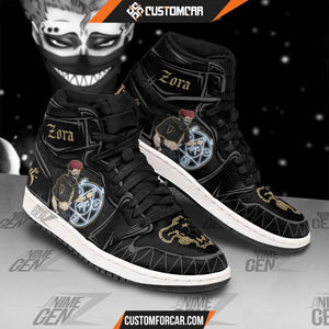 Zora Ideale JD Sneakers Black Clover Custom Anime Shoes