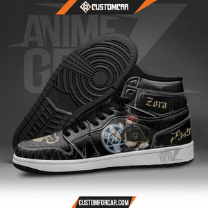 Zora Ideale JD Sneakers Black Clover Custom Anime Shoes