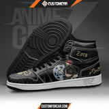 Zora Ideale JD Sneakers Black Clover Custom Anime Shoes