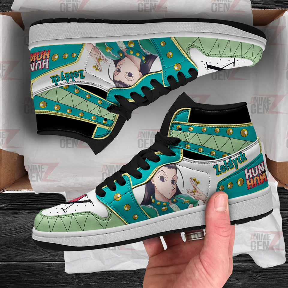 Hunter x hunter Illumi Zoldyck JD Sneakers Custom Anime Shoes