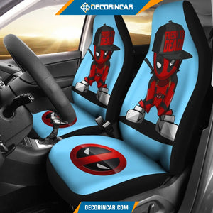 Deadpool Car Seat Covers Stitch Disney Cartoon Car Decor 