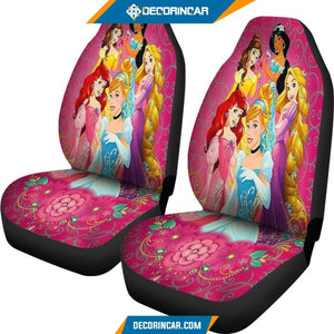Disney All Princess in Red theme Car Seat Covers R0313025 - 