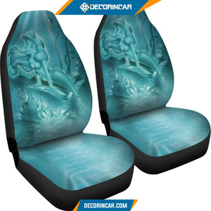 Disney Ariel Art Laying on Rock Car Seat Covers R031307 - 