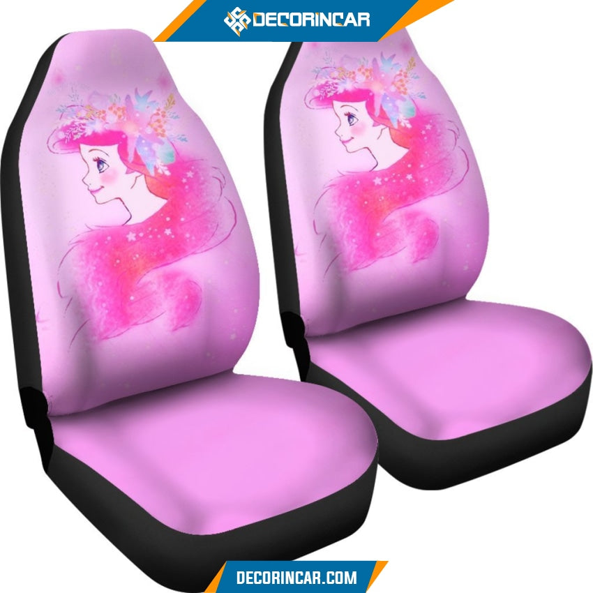 Disney Ariel in Pink Cute theme Car Seat Covers R031307 - 