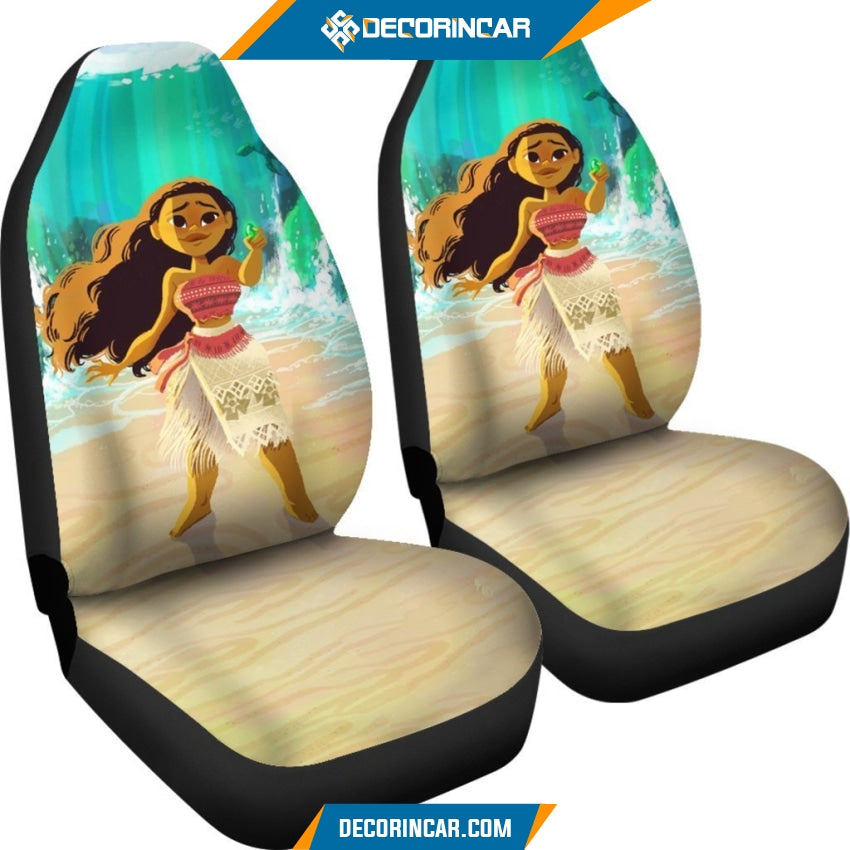 Disney Moana Cute Girl Car Seat Covers R0313025 - Car Seat 