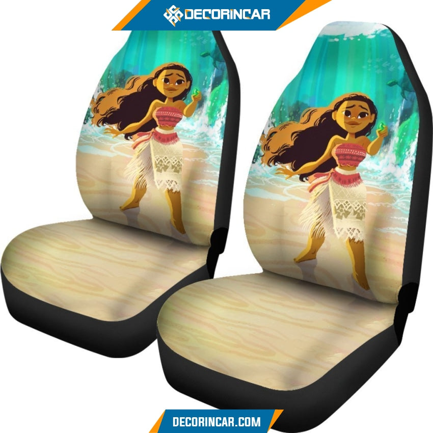 Disney Moana Cute Girl Car Seat Covers R0313025 - Car Seat 