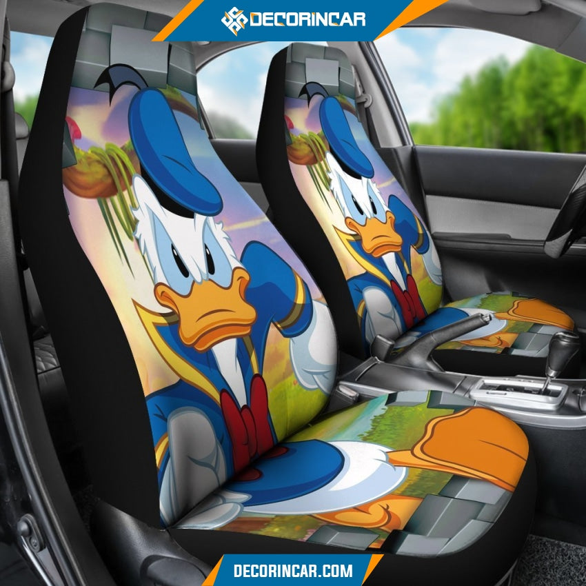 Donald Cute Car Seat Covers Disney Cartoon Car Decor R031311