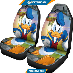 Donald Cute Car Seat Covers Disney Cartoon Car Decor R031311
