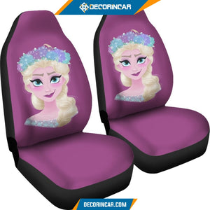 Elsa Car Seat Covers Frozen Cartoon Car Decor R031310 - Car 