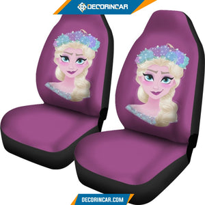 Elsa Car Seat Covers Frozen Cartoon Car Decor R031310 - Car 