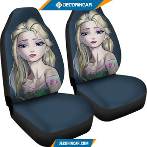 Frozen Elsa Car Seat Covers Cartoon Car Decor R031310 - Car 