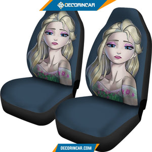 Frozen Elsa Car Seat Covers Cartoon Car Decor R031310 - Car 