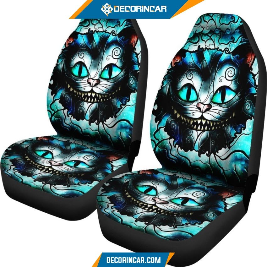 Horror Cheshire Cat Alice In Wonderland Disney Cartoon Car 