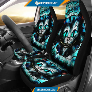 Horror Cheshire Cat Alice In Wonderland Disney Cartoon Car 