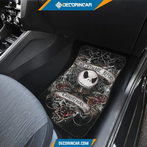 Jack Car Floor Mats Nightmare Before Christmas Cartoon 