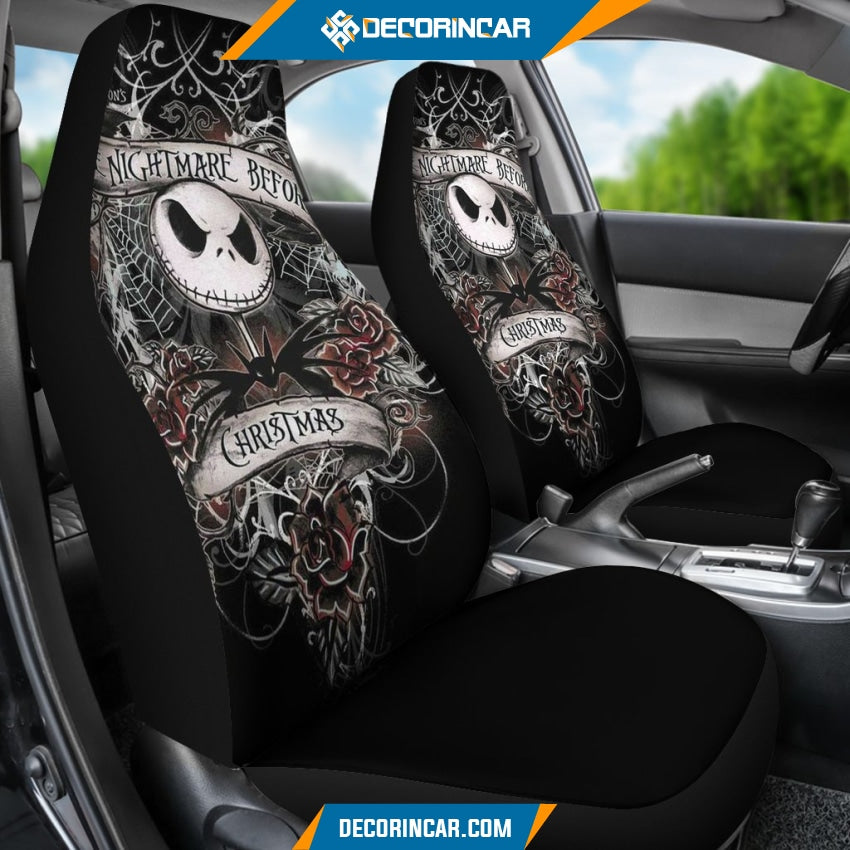 Jack Nightmare Before Christmas Car Seat Covers Cartoon 