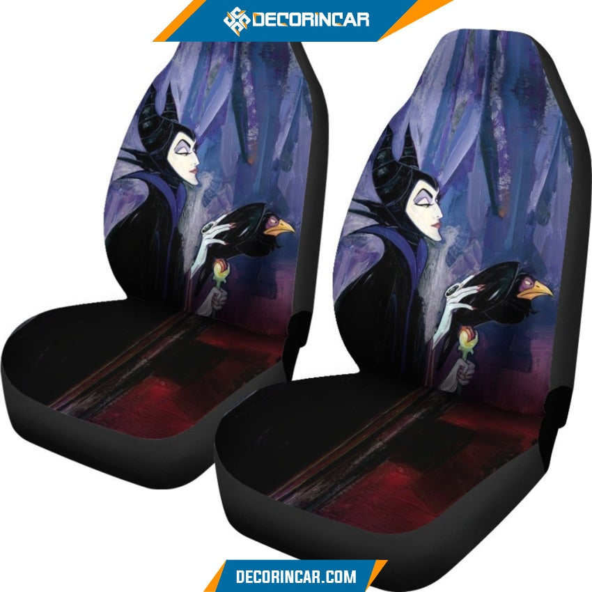 Maleficent Sleeping Beauty Cartoon Car Seat Covers R031314 -