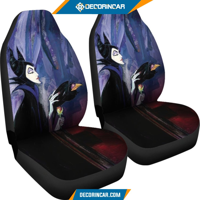 Maleficent Sleeping Beauty Cartoon Car Seat Covers R031314 -