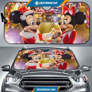 Mickey Christmas Sun Shade amazing Decor In Car 2021 Car 