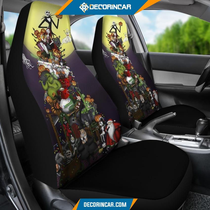 Nightmare Before Christmas Car Seat Covers Disney Cartoon 