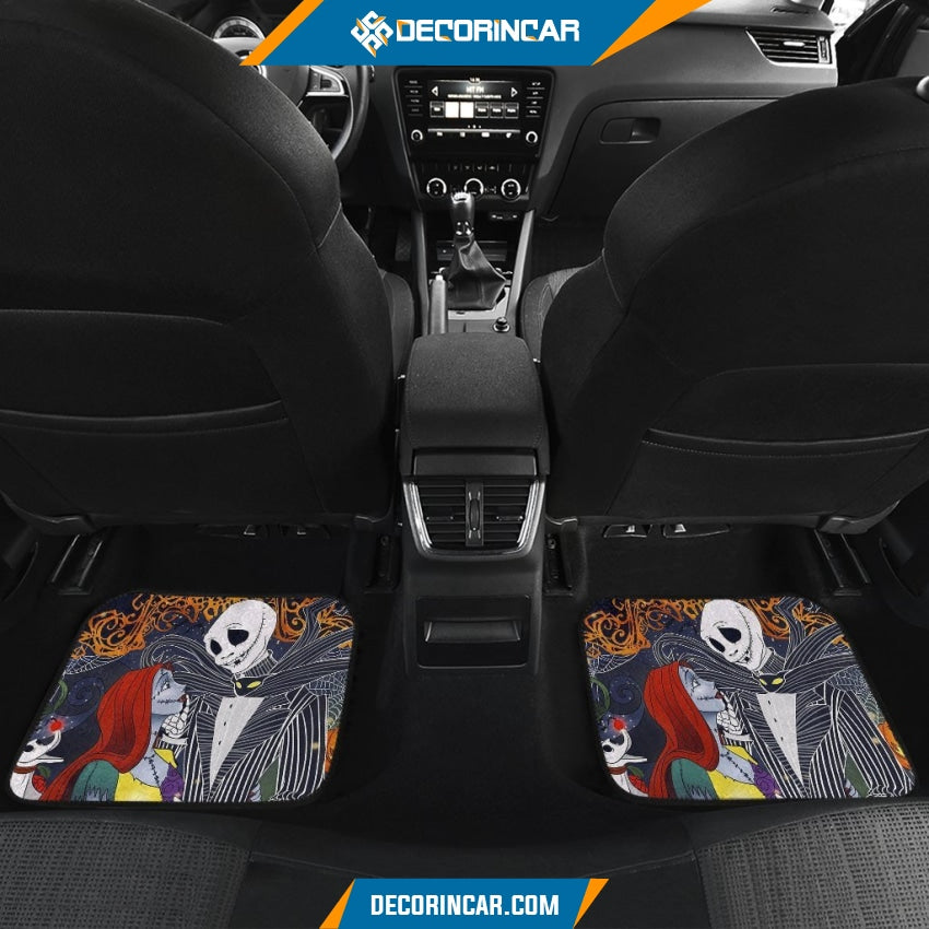 Nightmare Before Christmas Jack And Sally Car Floor Mats 