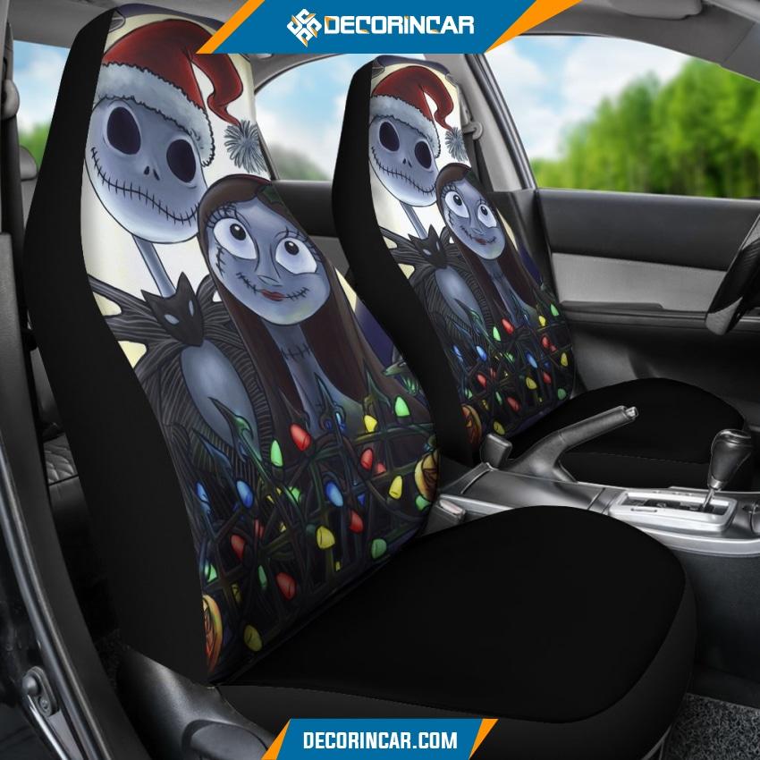 Nightmare Before Christmas Jack And Sally Car Seat Covers 